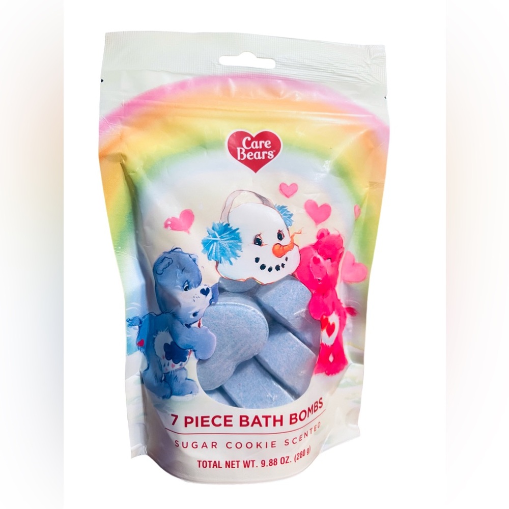 Care Bears Gift Set NWT Pink Backpack Keychain Slippers Cold Beverage Tumbler - Picture 7 of 11